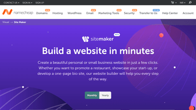 Site Maker Namecheap