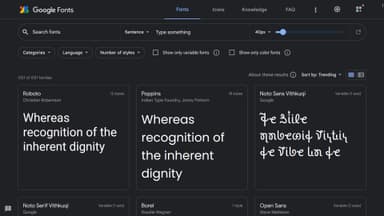 Google Fonts