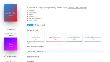 vanilla-tiltjs