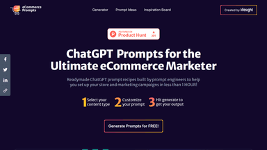 ECommerce Prompt Generator